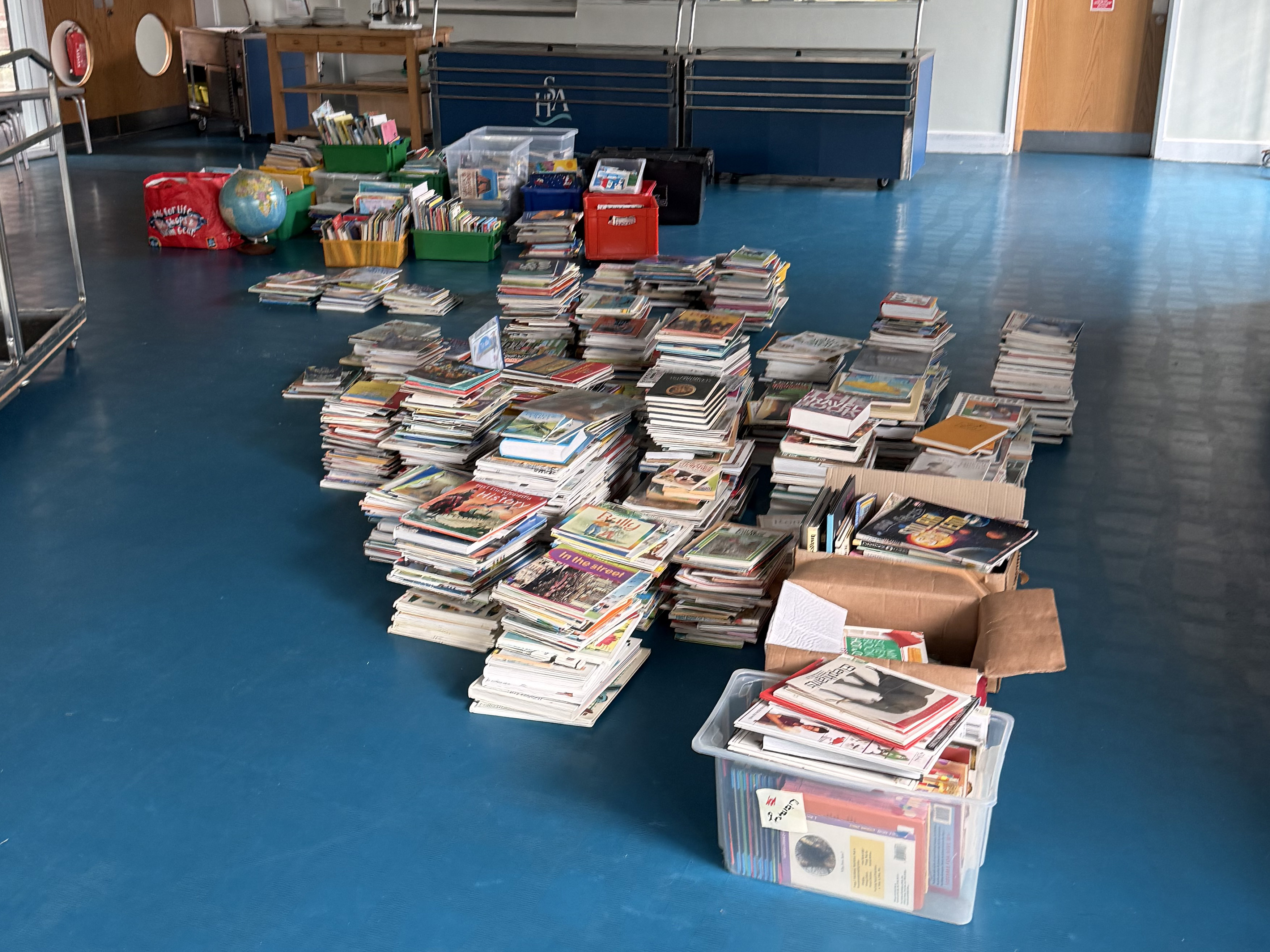 Book donations from Woodham Rise