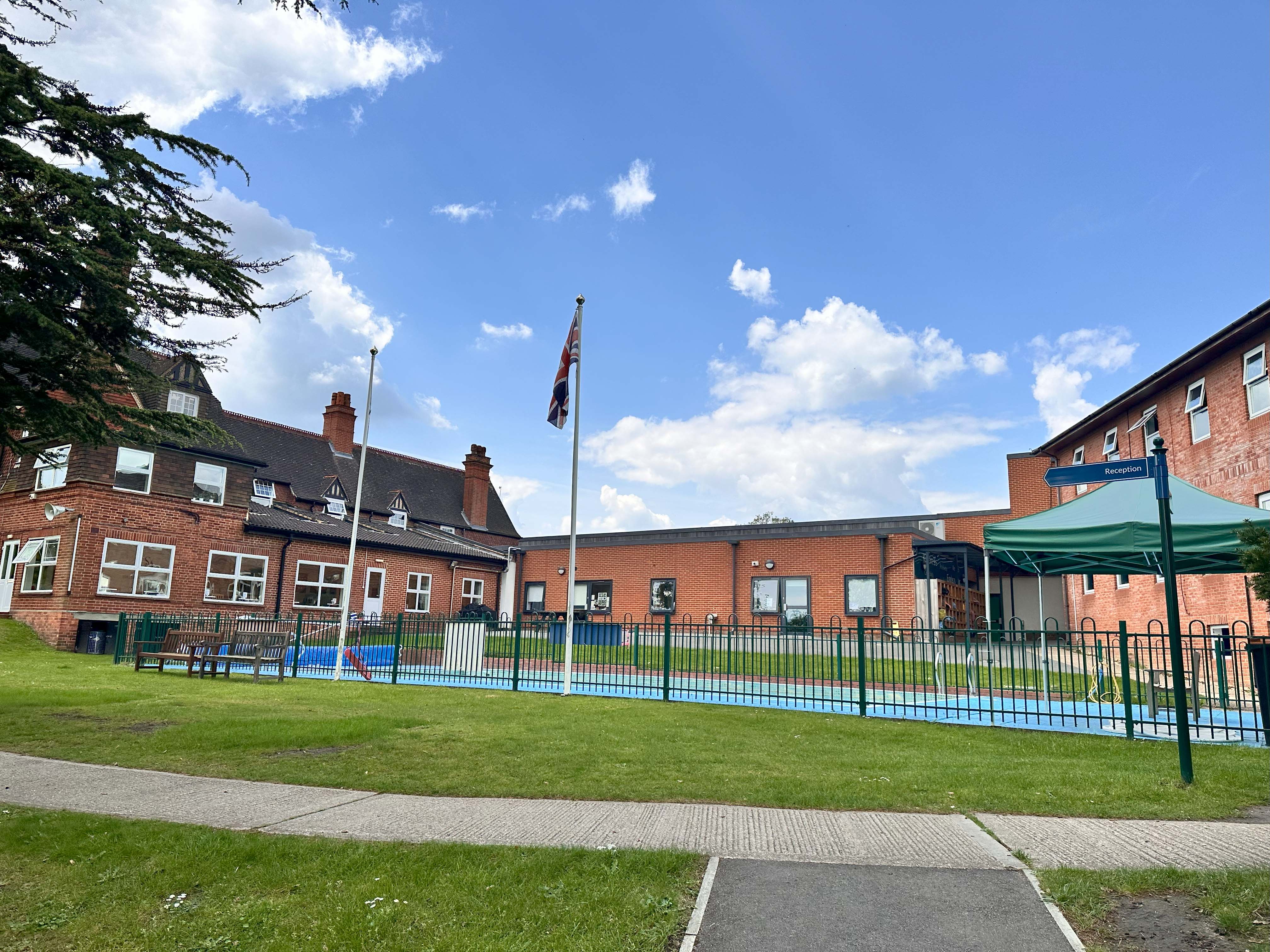 Outdoor swimming pool at Halstead St Andrew's
