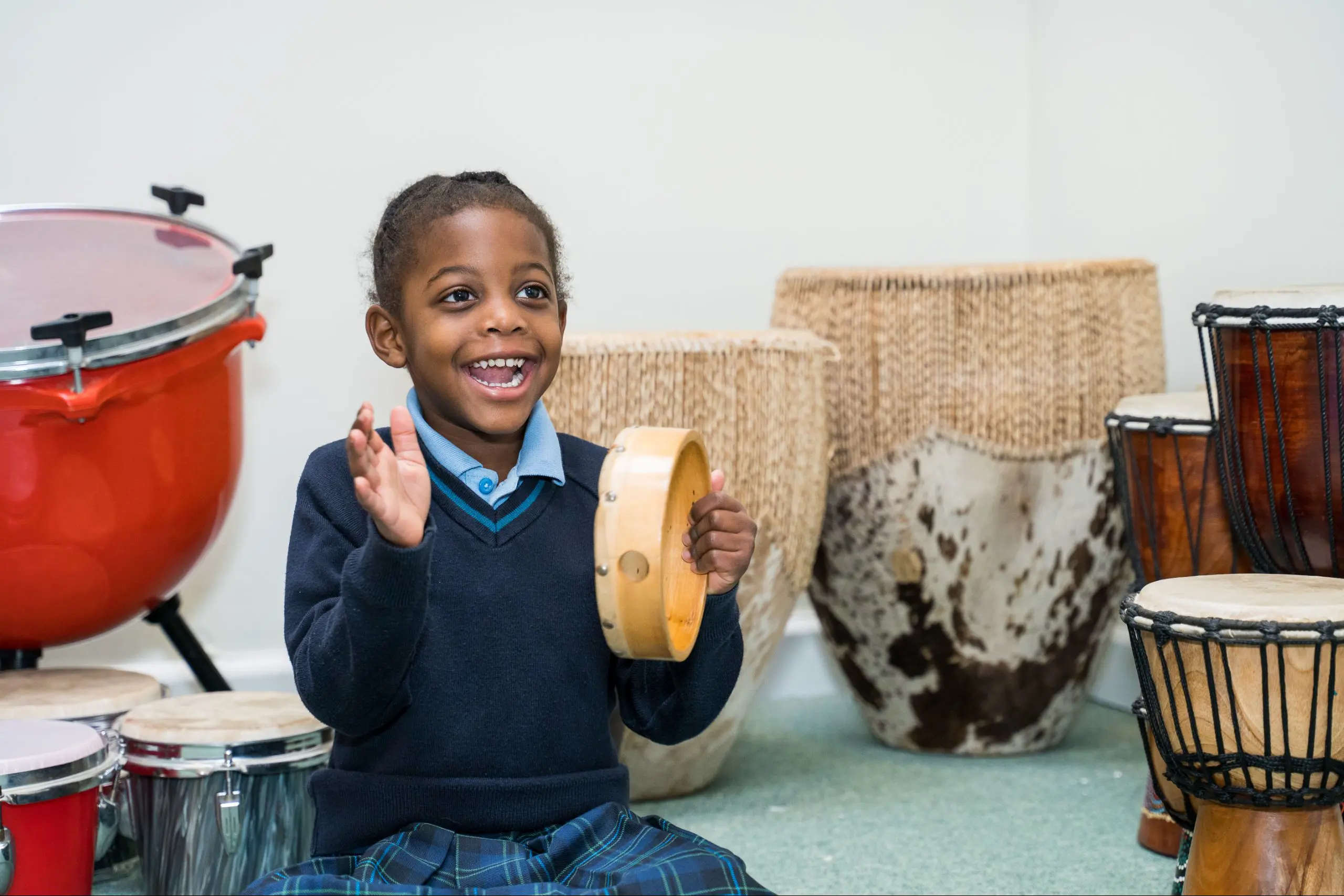 Woodham Rise, girl in Nursery