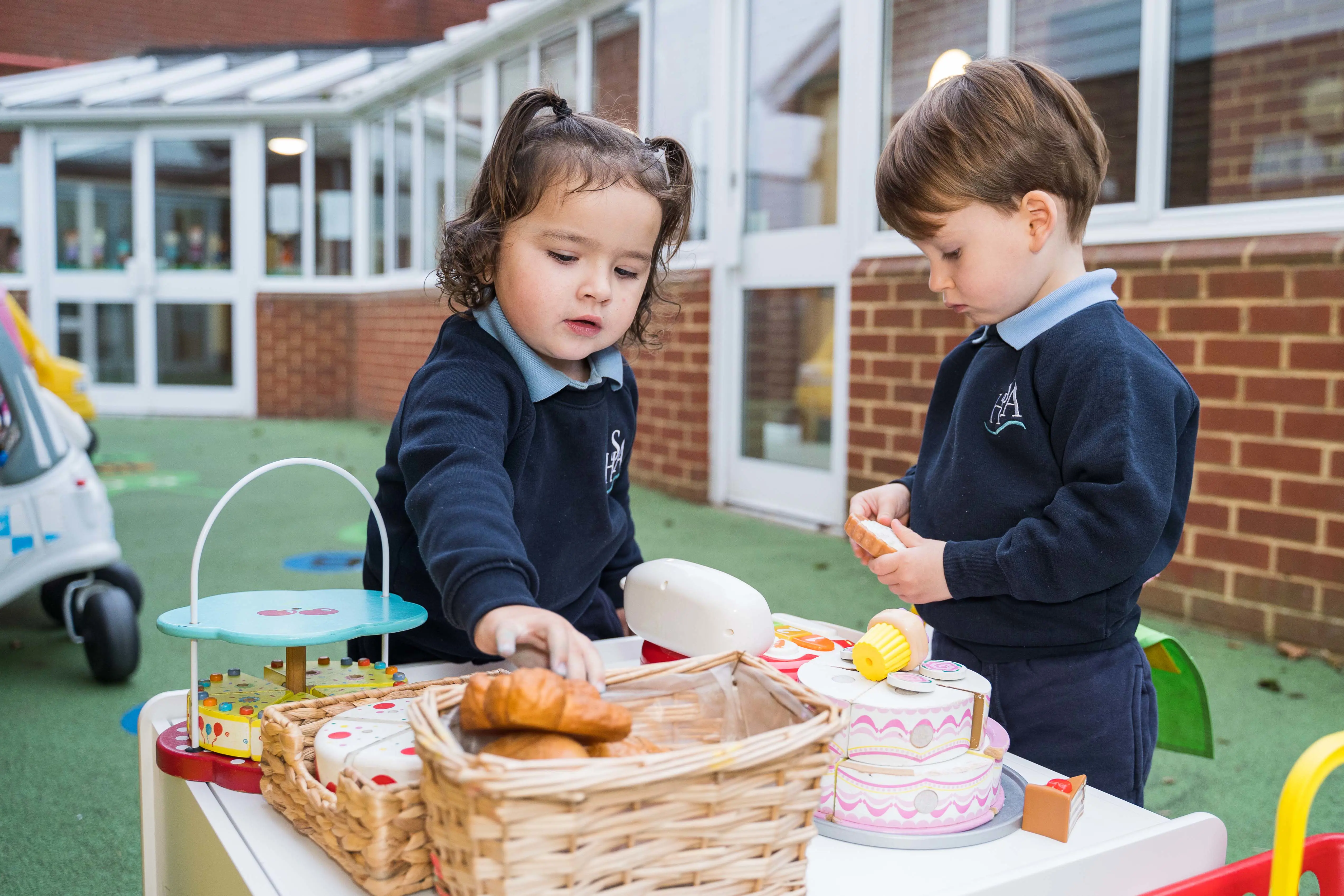 Nursery children at Halstead St Andrew's